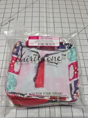 thirty-one Cool Cutie Littles Carry-All Caddy - Holiday Pattern Stamps NIP